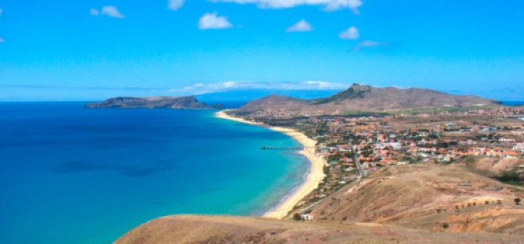 Porto Santo´s Island a beach in the Atlantic Ocean Porto Santo´s Island a beach in the Atlantic Ocean